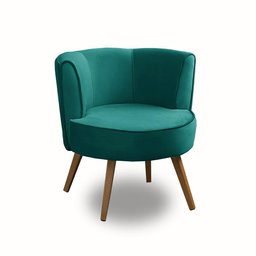 Kit 2 Poltronas Para Sala Decorativa Isa Suede Tiffany Adonai Estofados - 2