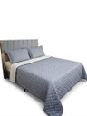 Ver imagem 5 de Kit 03 Pçs Cobreleito Casal Queen Alasca Dupla Face Sherpa:Cinza