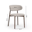 Ver imagem 5 de Conjunto de Jantar com Mesa Orgânica Tali 210cm e 8 Cadeiras Ema CabeCasa MadeiraOriginals Marrom