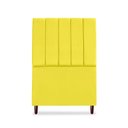 Ver imagem 4 de Cabeceira Cama Box Solteiro Queen Estofada Carla 100cm Suede:amarelo