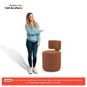 Ver imagem 5 de Kit 02 Puffs Decorativos Orgânicos Living Melis Minimalista Veludo Terracota - Desk Design