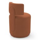 Ver imagem 6 de Kit 02 Puffs Decorativos Orgânicos Living Melis Minimalista Veludo Terracota - Desk Design