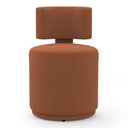 Ver imagem 7 de Kit 02 Puffs Decorativos Orgânicos Living Melis Minimalista Veludo Terracota - Desk Design