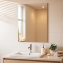 Ver imagem 2 de Espelho Retangular Polido 60x40cm – Suporte Decorativo Vintage para Banheiro, Quarto e Sala