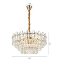 Ver imagem 5 de Lustre Pendente Nordecor Koine 2908 60cm Ouro Brilho E14 Bivolt