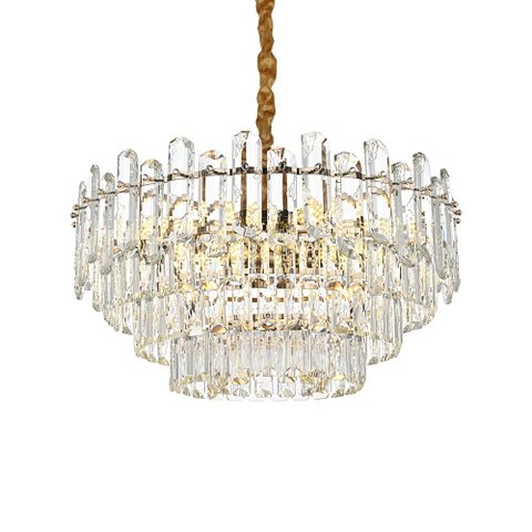 Lustre Pendente Nordecor Koine 2908 60cm Ouro Brilho E14 Bivolt