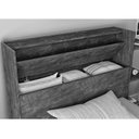 Ver imagem 4 de Cama Solteiro com Baú Auxiliar e 2 Gavetas Sara Branco