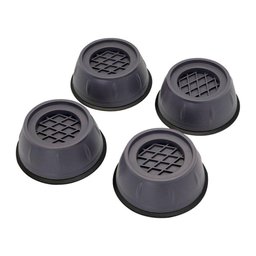 Kit 4 Pés Bases Protetora Multiuso Máquina de Lavar Anti Vibração - 1