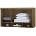 Ver imagem 6 de Guarda Roupa Modulado de Solteiro Paris Avelã Grey Sky 5 Peças - Luciane Paris Avelã - Grey Sky