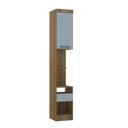 Ver mais imagens de Guarda Roupa Modulado de Solteiro Paris Avelã Grey Sky 5 Peças - Luciane Paris Avelã - Grey Sky