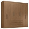 Guarda-roupa Casal 8 Portas 6 Gavetas 238,80cm Master Santos Andirá - 2