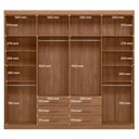 Ver imagem 5 de Guarda-roupa Casal 8 Portas 6 Gavetas 238,80cm Master Santos Andirá
