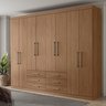 Guarda-roupa Casal 8 Portas 6 Gavetas 238,80cm Master Santos Andirá - 1