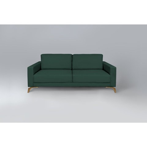 Sofá 230cm Pés Mel Henry Verde