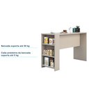 Ver imagem 5 de Bancada Mesa Gourmet para Cozinha 150cm X 97cm com 3 Prateleiras Suprema Luciane Móveis