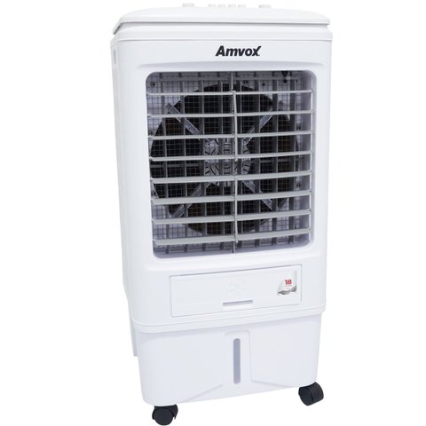 Climatizador Ar Frio 18l Portátil Evaporativo Industrial Umidificador Branco Amvox Acl 018 (110v)