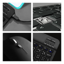 Ver imagem 3 de Teclado sem Fio Bluetooth Recarregável com Mouse - Copiar Título