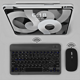 Teclado sem Fio Bluetooth Recarregável com Mouse - Copiar Título - 2