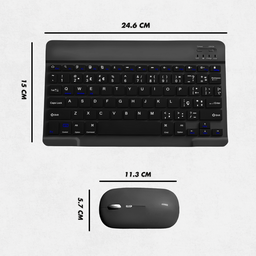 Teclado sem Fio Bluetooth Recarregável com Mouse - Copiar Título - 7