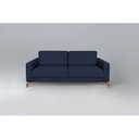 Ver imagem 1 de Sofá 190cm Pés Mel Henry Azul
