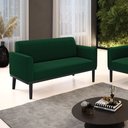 Ver imagem 2 de Sofá 2 Lugares Namoradeira Madeira Preto Marisa Bouclê D03 - D’Rossi