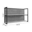 Ver imagem 3 de Nicho de Cozinha Modulado Ph 3067 Versalis 120cm Freijo/grafite - Herval