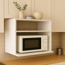 Ver imagem 3 de Suporte Microondas com Nicho para Cozinha 100%mdf Branco Rafaro