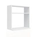 Ver imagem 2 de Suporte Microondas com Nicho para Cozinha 100%mdf Branco Rafaro