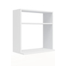 Suporte Microondas com Nicho para Cozinha 100%mdf Branco Rafaro - 2
