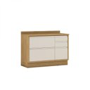 Ver imagem 4 de Balcão 120cm MDF 1 Porta 4 Gavetas Tampo UV com Rodapé em PVC Lisboa Itatiaia