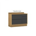 Ver imagem 4 de Balcão 120cm MDF 1 Porta 4 Gavetas Sem Tampo com Rodapé em PVC Lisboa Itatiaia