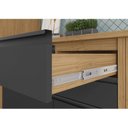 Ver imagem 6 de Balcão 120cm MDF 1 Porta 4 Gavetas Sem Tampo com Rodapé em PVC Lisboa Itatiaia