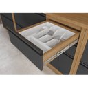 Ver imagem 7 de Balcão 120cm MDF 1 Porta 4 Gavetas Sem Tampo com Rodapé em PVC Lisboa Itatiaia