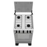 Fogão Monaco Plus, Inox, 4 Bocas, Mesa Inox, Vidro do Forno Espelhado, Bivolt, Atlas. Monaco Plus In - 2