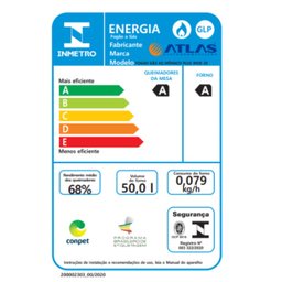 Fogão Monaco Plus, Inox, 4 Bocas, Mesa Inox, Vidro do Forno Espelhado, Bivolt, Atlas. Monaco Plus In - 10