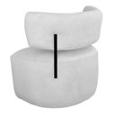 Ver imagem 6 de Kit 02 Poltronas Organicas Bouclê Cinza Claro - D'classe Decor