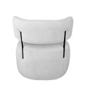 Ver imagem 4 de Kit 02 Poltronas Organicas Bouclê Cinza Claro - D'classe Decor