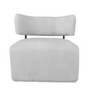 Ver imagem 2 de Kit 02 Poltronas Organicas Bouclê Cinza Claro - D'classe Decor