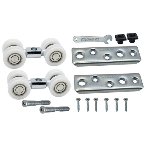 Roldana Côncava 4 Rodas para Porta de Correr - R20255