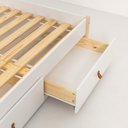 Ver imagem 6 de Quarto de Casal Íris Cama 2 Gavetas 1 Mesa de Cabeceira e Cômoda CabeCasa MadeiraOriginals