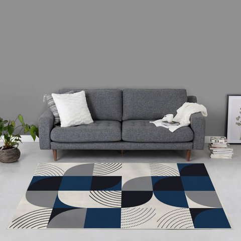 Tapete Bernadine Baris Veludo 140x200cm Antiderrapante Fastlar Tapete Veludo
