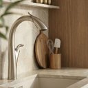 Ver imagem 1 de Misturador Monocomando para Cozinha Acciaio Ami | Níquel Escovado | Alto Padrão | Hausbaak
