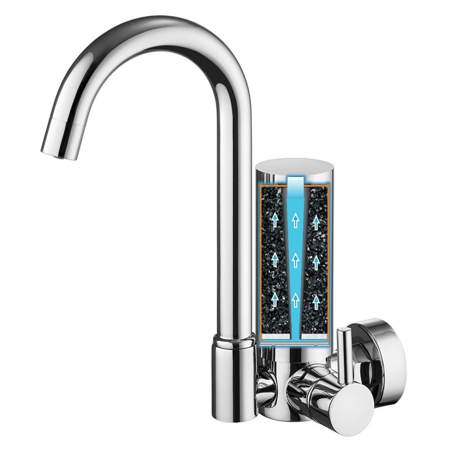 Purificador de Água com Torneira Parede Acqua Class 1144 C24 Metal Lorenzetti - 5