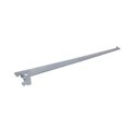 Ver imagem 2 de Mão Francesa 40cm Versátil para Cremalheira Simples Acabamento Zincado Unitário Fico Metalúrgica