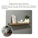 Ver mais imagens de Prateleira Suspensa para Parede Suporte Invisível Tamburato Artany
