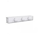 Ver imagem 2 de Arandela Camarim 3 Lâmpadas 40cm Alumínio Branco com Botão RL