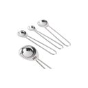 Ver imagem 2 de Conjunto Medidor Colher Brinox 4 Peças - Inox - para Receitas que Precisam Exatidão Inox