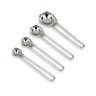 Conjunto Medidor Colher Brinox 4 Peças - Inox - para Receitas que Precisam Exatidão Inox - 1