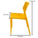 Ver imagem 3 de Cadeira Oui Im In Home Amarelo/Limão Siciliano
