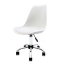 Ver imagem 4 de Conjunto 2 Cadeira Saarinen Emporio Tiffany Office Cromada Branca